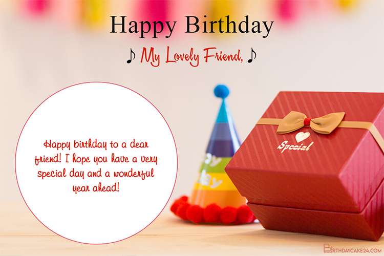 Happy Birthday My Lovely Friend Wishes Images