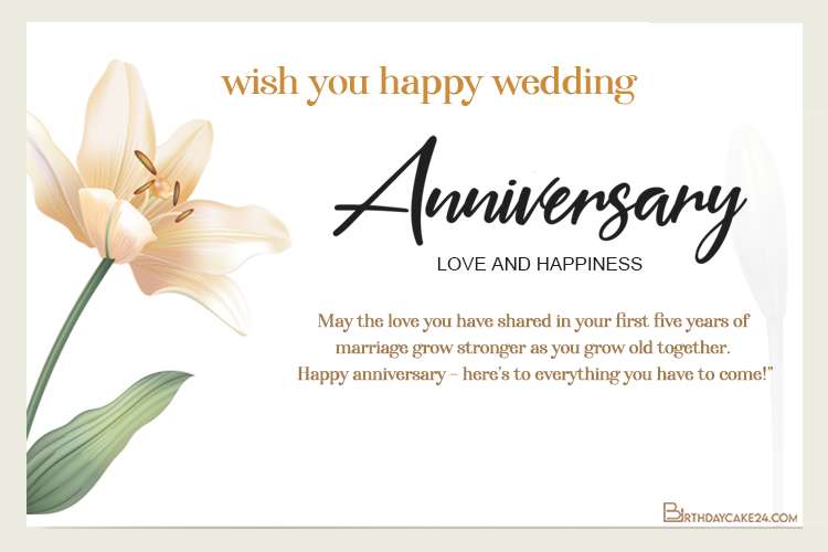 Wishing You Happy Anniversary Wishes Images