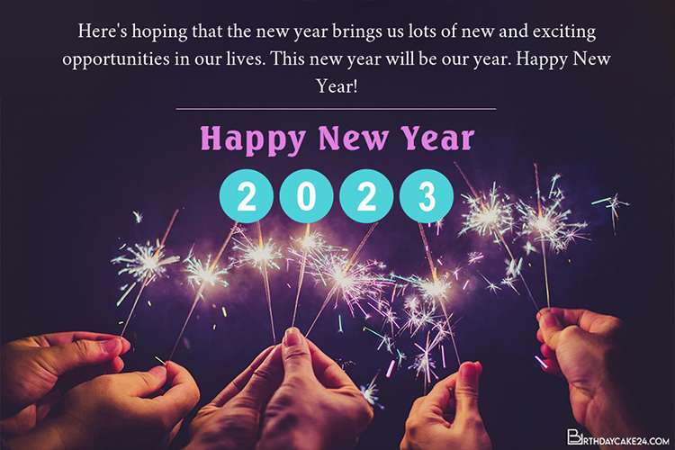 New Year Wishes 2023 Design