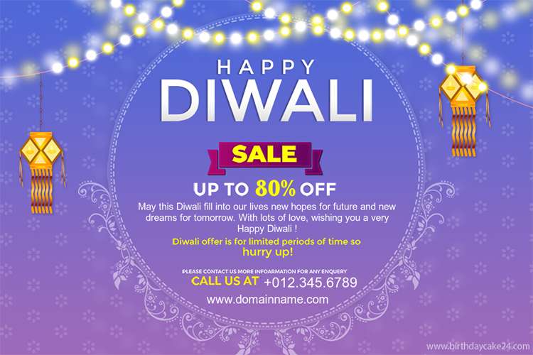 Happy Diwali Sale Banner Maker Online