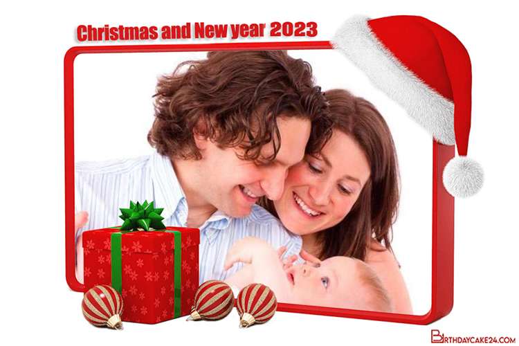 Frame Christmas & Happy new year 2023