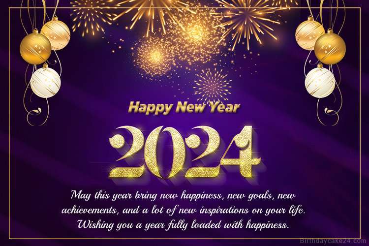 Card Making Conventions 2024 Bee Beverie   New Year Greeting Card 2024 Fireworks 1 2d6ea 