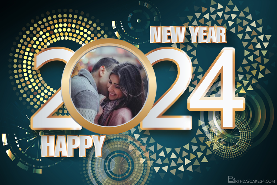 Latest And Beautiful Happy New Year 2024 Photo Frames 37de3 
