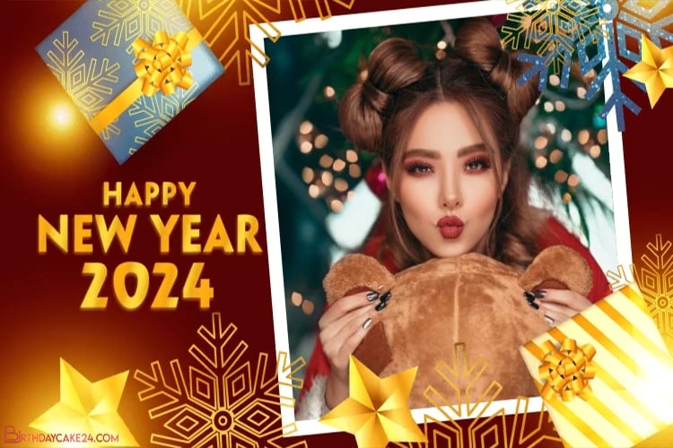 Happy New Year 2024 Video Maker Online Free