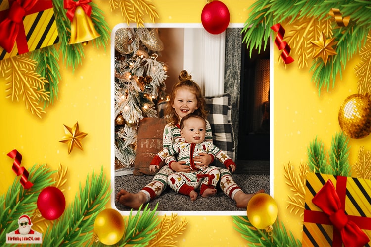Create a special Christmas video card with your photo