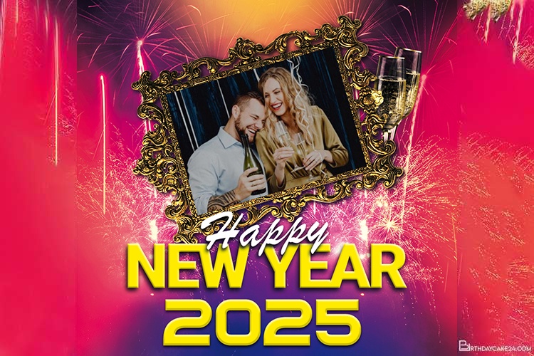 Online Happy New Year 2025 Photo Editing