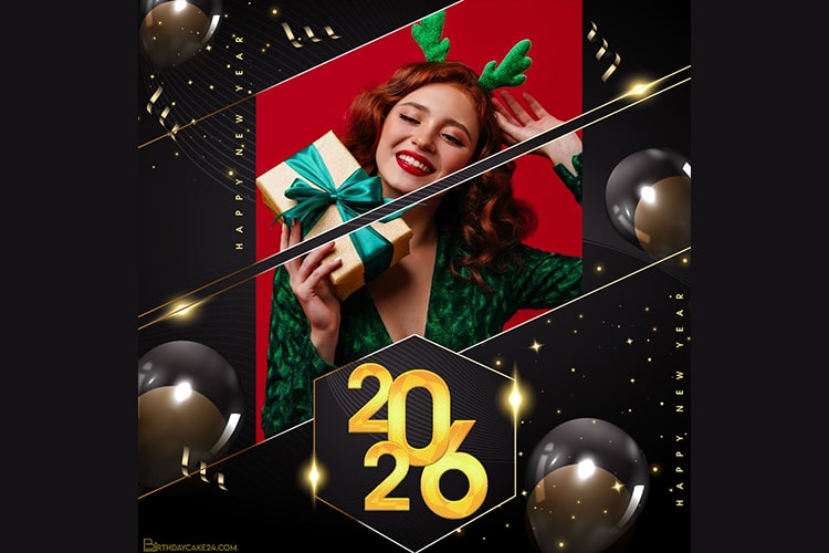 Online Happy New Year 2026 Photo Editing