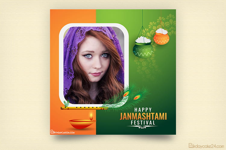 Create Your Own Krishna Janmashtami Photo Frames