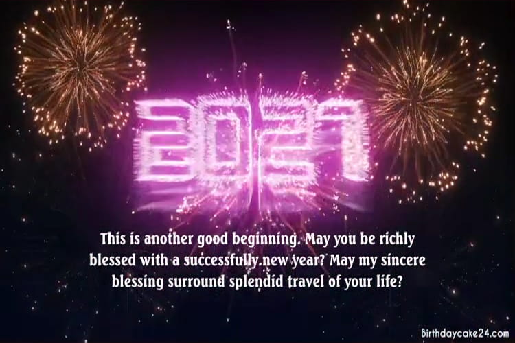 Fireworks Happy New Year 2027 Video Wishes