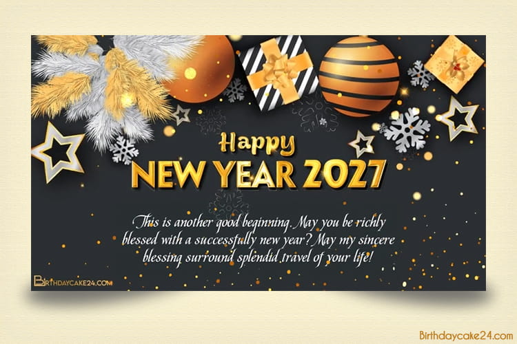 Make Video Greeting Cards For Happy New Year 2027